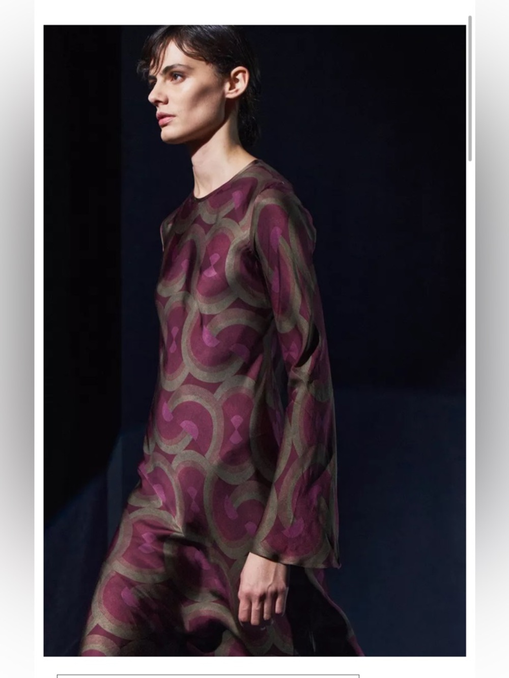 NWT Geometric MIDI Gown